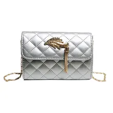 Западная вышивка линия листьев бахрома Одна сумка на плечо Весенняя стильная сумка через плечо модная сумка с цепочкой