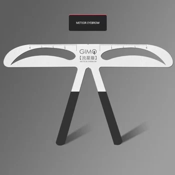 

Dropshipping Eyebrow Stencil Caliper Makeup Reusable Measuring Shaper Tattoo Ruler Easy Tool SMJ