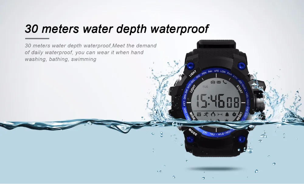 Новинка года, Новое поступление IP68 водонепроницаемый для плавания с умным PhoneWatch Smartwatch открытый Wearable Devices(носимое устройство) saat с 550 мАч батарея
