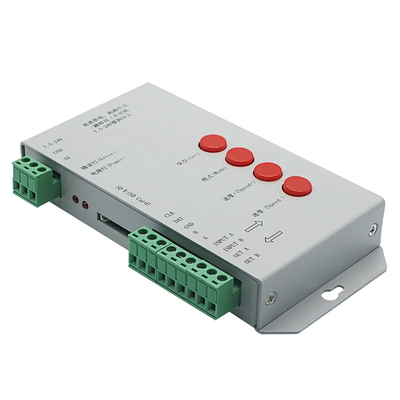 SZYOUMY LED T1000S 256 sd карта пикселей контроллер DC5 ~ 24 В для WS2801 WS2811 WS2812B LPD6803 СВЕТОДИОДНАЯ