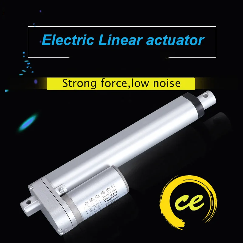 Tanie 12V elektryczny siłownik liniowy siłownik 50mm 100mm 150mm 200mm 250mm silnik DC liniowy silnika dla medyczne Auto samochód