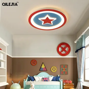 

Creative LED Ceiling Lights For Bedroom Kids room dimmable lustre led Lighting Ceiling Modern Indoor Iron Acrylic Lamp