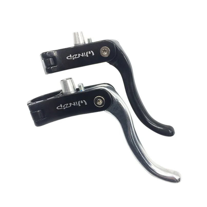 Bicycle Brake Levers Lightweight Alloy Brake Levers 2 Finger Mountain Bike Bicycle BMX MTB V Brake 14.5x9cm #2d04 (3)