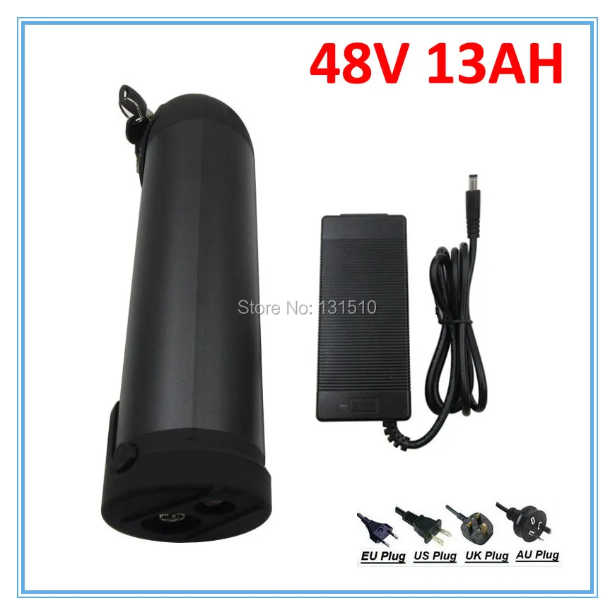 48V Water bottle battery 750W 48V 13AH Lithium ion ebike battery pack