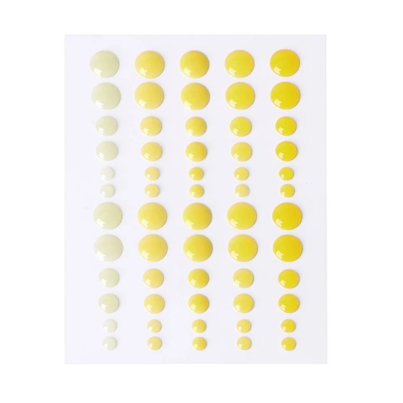 1Pc Enamel Dots Resin Self-adhesive Sticker for Scrapbooking DIY Crafts Sticky jun23