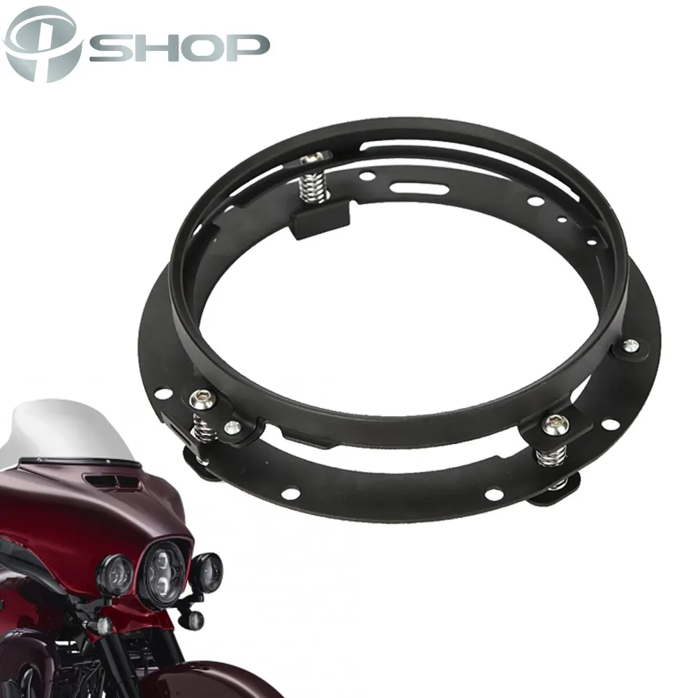 

7 Inch Round LED Headlight Mounting Bracket Ring for Jeep Wrangler JK Land rover defender Harley Motorcycle 7" Bracket