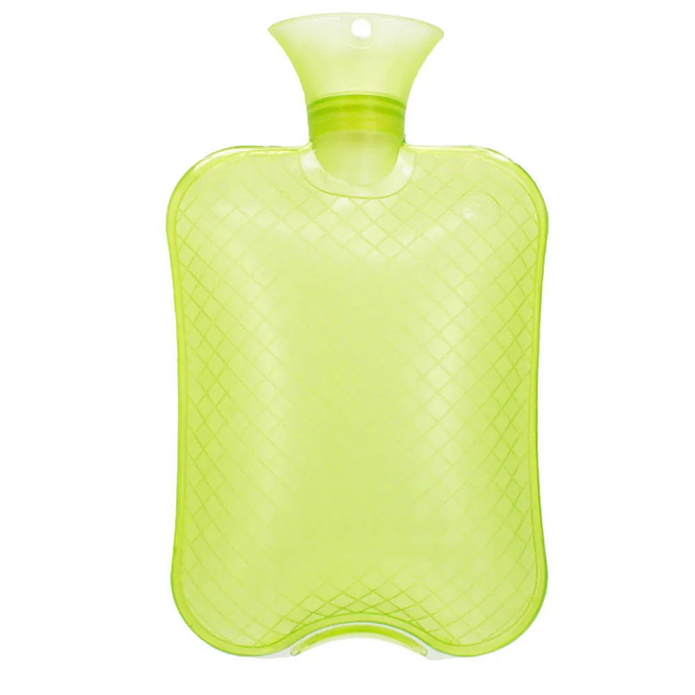 Light green ПВХ грелка мешок толстый теплый расслабляющий согревающий Анти-взрыв теплотерапия-капля - Цвет: Light green
