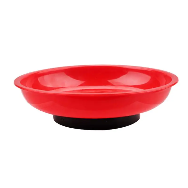 

Round Magnetic Parts Tray Bowl Dish Nuts Bolts Screws Part Garage Holder Fastener Tools Organizer