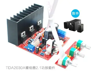 

TDA2030A 2.1 Subwoofer Amplifier Board Three-channel Speaker Audio Bass Amp Board