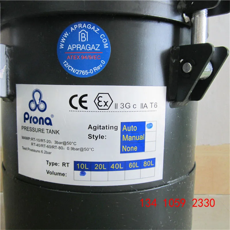 60L pressure tank