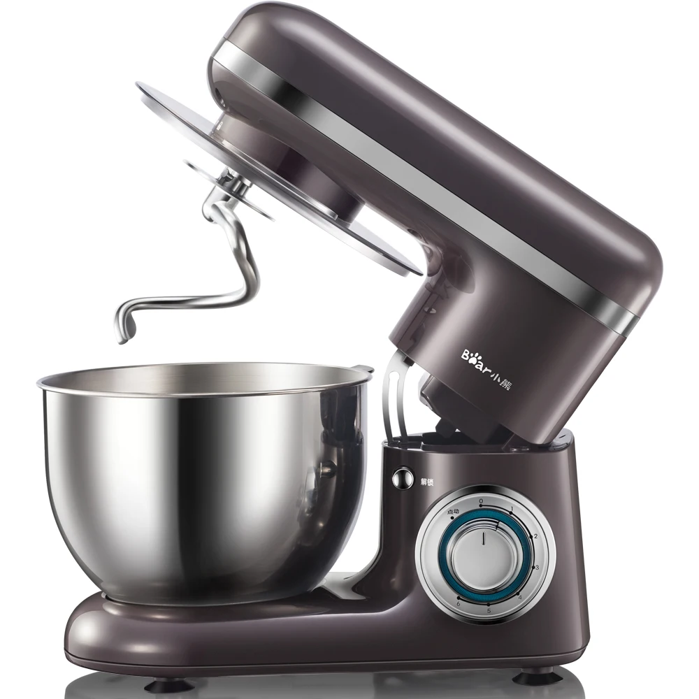 

220V 4L Electric Dough Mixer Multifunctional Automatic Food Mixer Egg Beater Milkshake Mixer Kitchen Stand Mixer