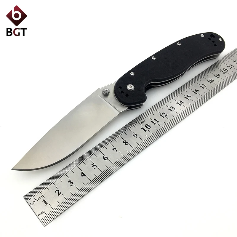 

WTT Hunting Folding Pocket Knife AUS-8 Blade Tactical Survival Outdoor Camping EDC Tools G10 Handle Combat Rescue Knives