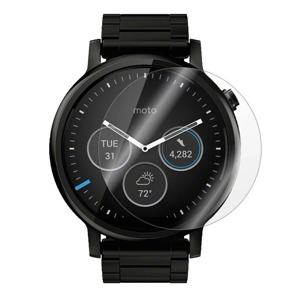 3x Clear Lcd Screen Protector Guard Cover Shield Film Skin For Motorola Moto 360 2nd Generation