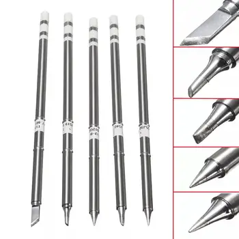 

Hakkofx-951/952/950d Soldering Tips5pcs T12-BC2/T12-I/T12-B/T12-K/T12-24 Soldering Iron Tips Soldering Tips