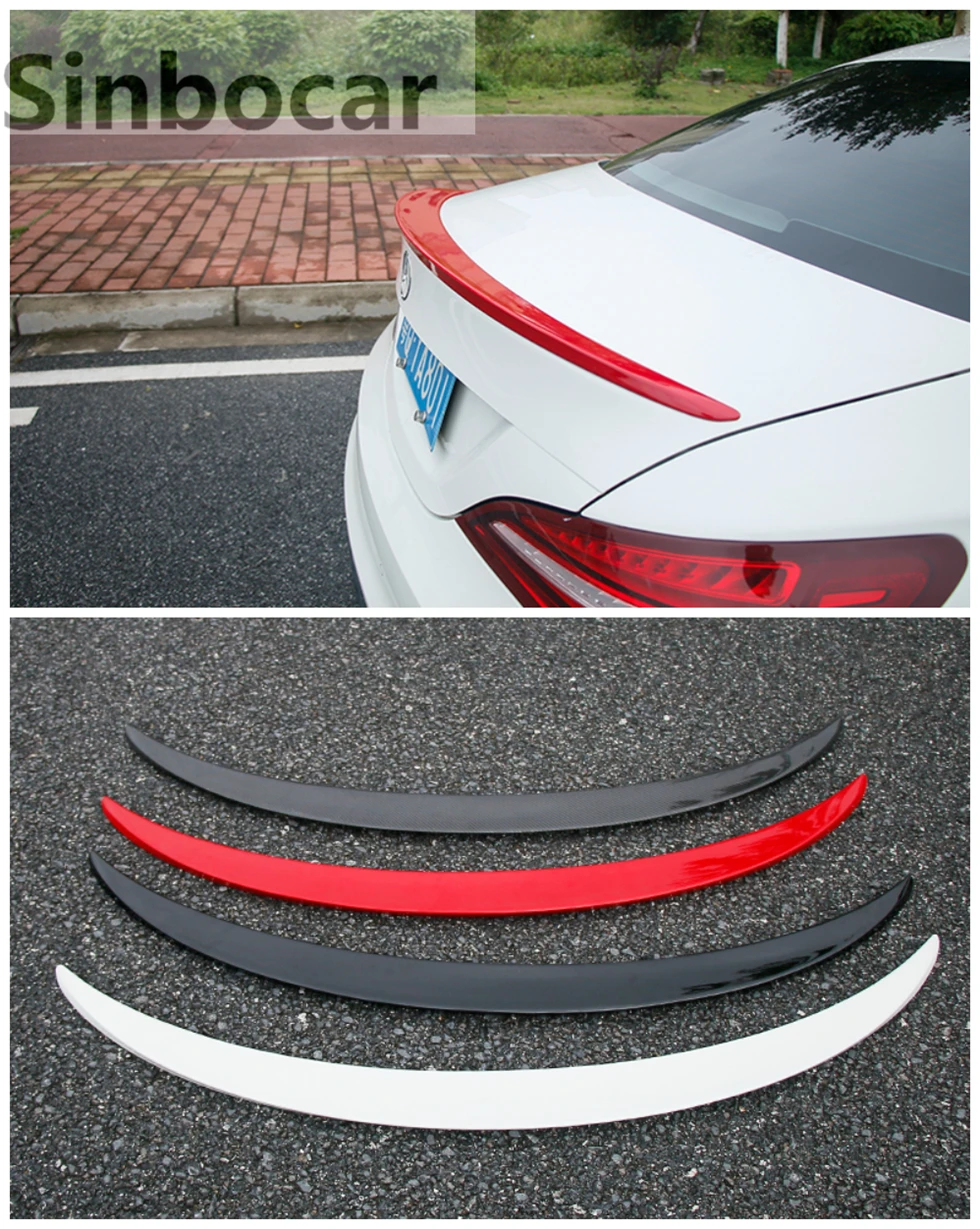 

Paint Deflector Spoiler Rear Lip Wing ABS For Benz CLA W117 Mercedes Benz CLA180 CLA200 CLA250 Spoiler 2014-2017