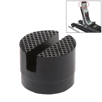 

Floor Slotted Car Rubber Jack Pad Frame Protector Adapter Jacking Disk Pad Tool Car Accessories