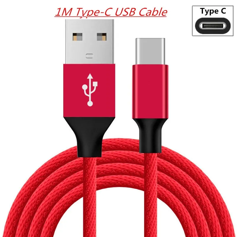 Быстрая зарядка 3,0 USB зарядное устройство QC3.0 USB быстрая зарядка USB зарядное устройство для Xiaomi Mi 9 8 samsung s10 s9 s8 huawei sony 10 XA3 XA - Цвет: red USB Cable