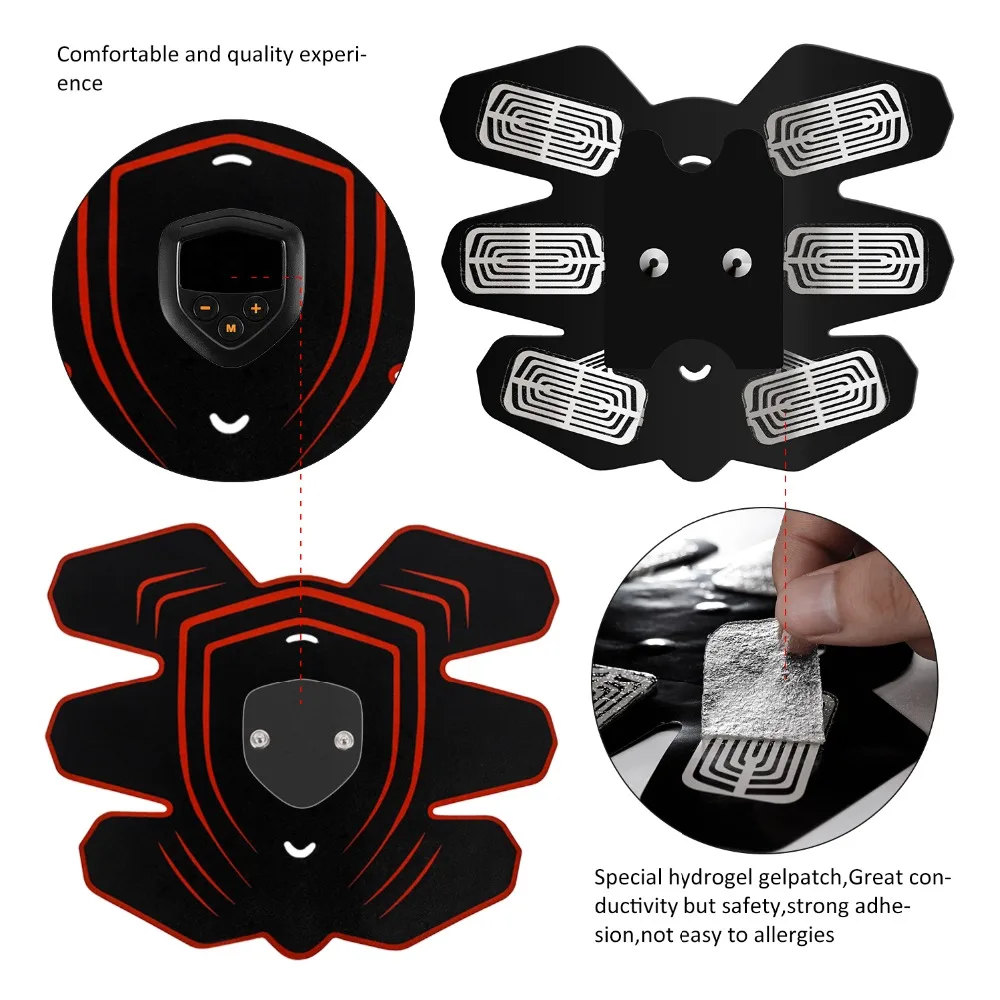 Body Massage Muscle Stimulator Abdominal Slimming Exerciser Smart Wireless Electronic EMS Trainer ABS Home Weight Loss Machine Body Massage Muscle Stimulator Abdominal Slimming Exerciser Smart Wireless Electronic EMS Trainer ABS Home Weight Loss Machine
