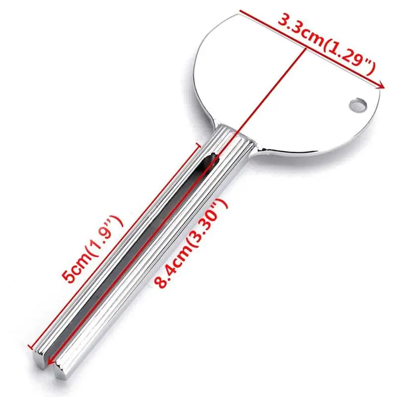 1pc Toner Paste Toothpaste Squeezer Multifunctional Stainless Steel Paste Extruder Safe And Portable Home Bathroom Supplies