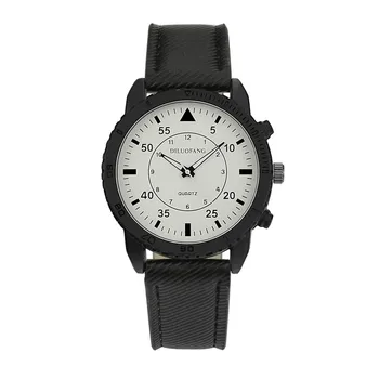 

New Men Watch Multiple Dial Of Number 5 Retro Design Leather Strap Alloy Case Fashion Quartz Wrist Watch relojes para hombre