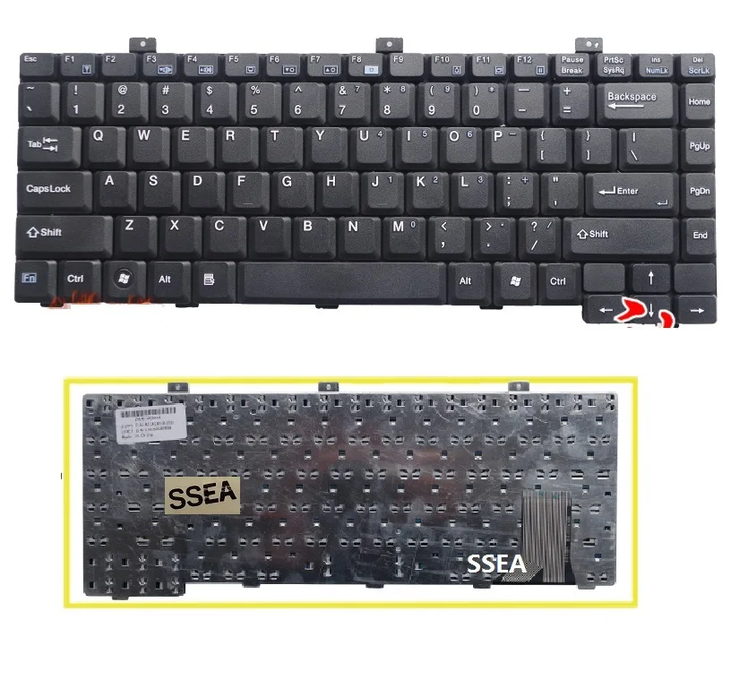 

SSEA новая английская клавиатура для ноутбука Lenovo E255 E260 120 Y120
