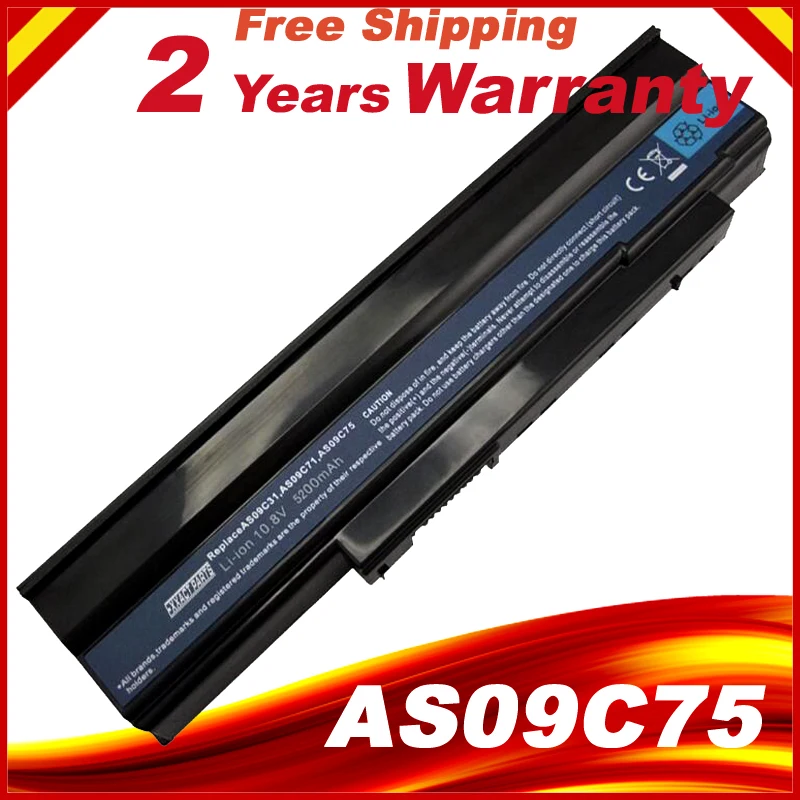 Аккумулятор для ноутбука ACER AS09C31 AS09C71 AS09C75 Z06 для Packard Bell EasyNote NJ31 EasyNote NJ32 EasyNote NJ65 EasyNote NJ66