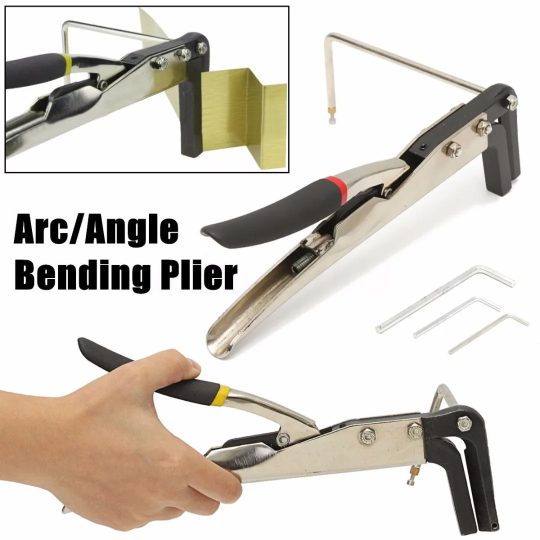 DWZ Manual Metal Sheet Strip Arc/Angle Bender Steel Plier Clamp Channel Letter Tool