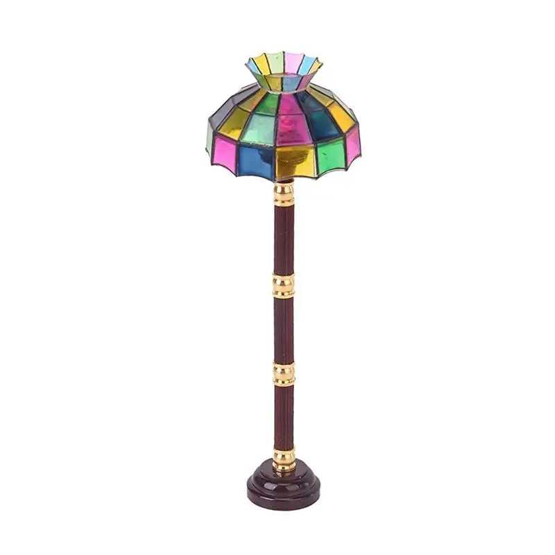 Battery Operated Floor Lamp Promotion-Shop For Promotional Battery LED Light Floor Lamp Switch Wireless Operated 1/12 Dollhouse Miniature - Battery Operated Floor Lamp Promotion-Shop For Promotional Battery