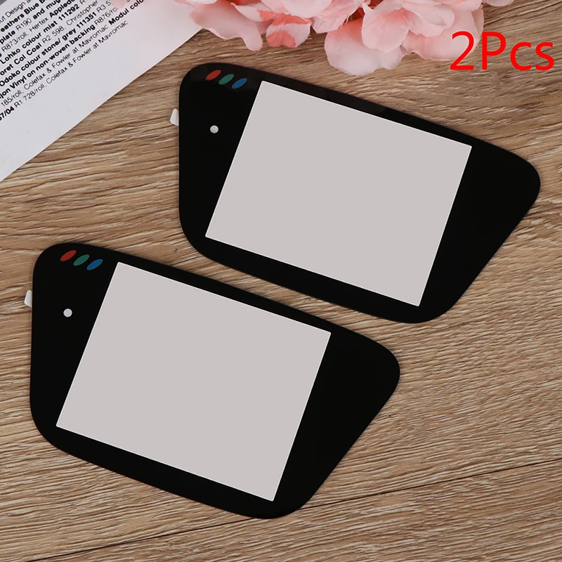 

2Pcs Replacement Glass Protective Screen Lens Self Stick For Sega Game Gear
