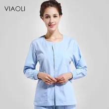 Viaoli, женская и Мужская медицинская одежда, однобортная, с коротким рукавом, медицинское обслуживание, Униформа, одежда для медсестер, защита, лабораторные пальто