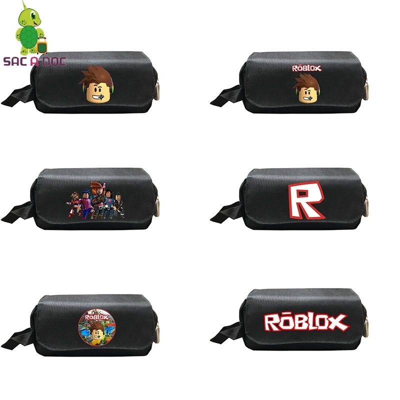 

Roblox Small Purse Wallet Kids Pencil Case Bag Boys Girls School Pouches Student Pen Bag Kindergarten Long Organizer Wallets