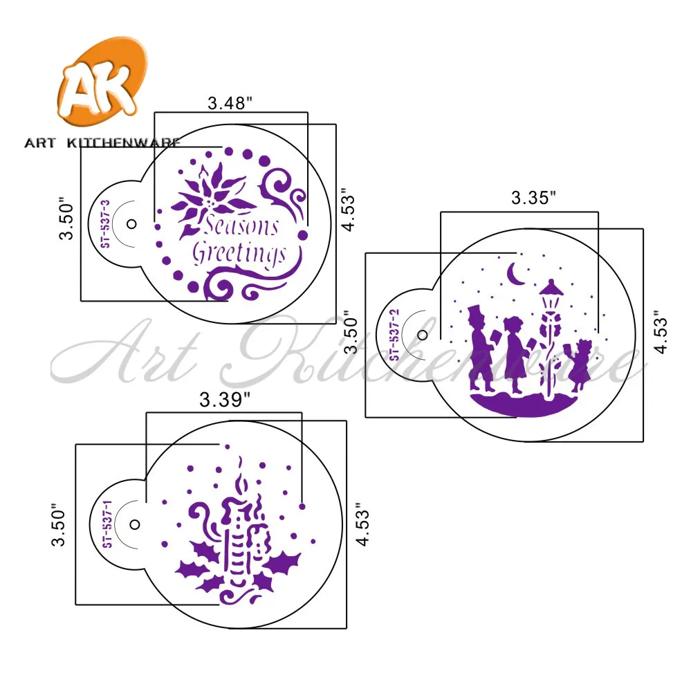 Поздравительный трафарет для выпечки набор инструментов для выпечки торта трафарет декор торта инструменты украшения для кексов для тортов кексов трафарет ST-537