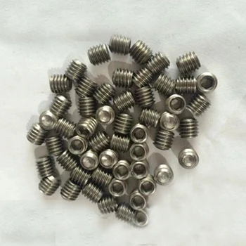 

M2 M3 Titanium Hex Socket Set Screws Pure Titanium Allen Concave End Grub Sets Screw 2Pcs