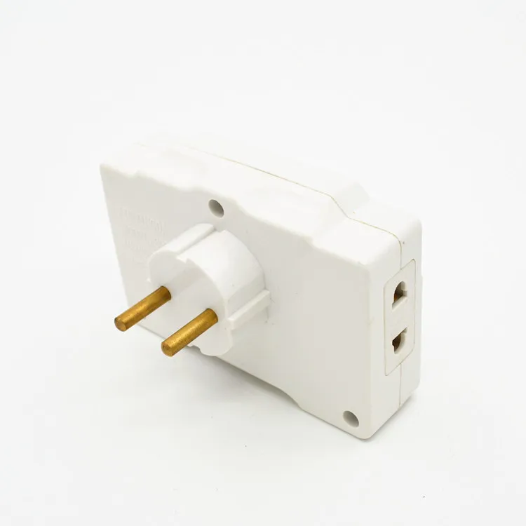 New independent switch Germany socket Splitter 1 jacks 1 way outlet extend plug socket UK/US/EU/AU to Germany converter