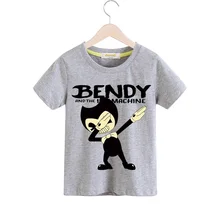 Buy T Shirt Bendy Free Shipping And Get Free Shipping On Aliexpress Com - kids cartoon dab bendy print t shirts clothes boys tees tops costume girls t shirt