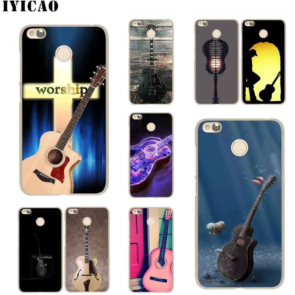 

IYICAO guitar Hard Case for Redmi 6A 4A S2 Note 7 3 4 4X 6 5 Pro 5A Prime Plus for Redmi Go