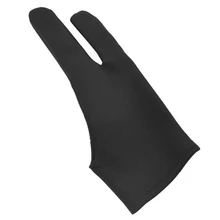 2 пальца планшет для рисования анти-перчатки для сенсорного экрана для iPad Pro 9,7 10,5 12,9 дюймов карандаш из лайкры, Высокое качество
