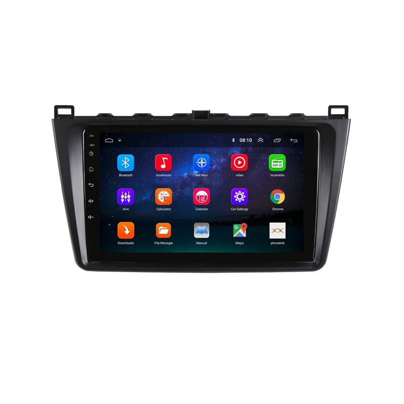 Discount 9" 2.5D IPS Android 8.1 Car DVD Multimedia Player GPS for Mazda 6 Ruiyi Ultra 2009-2011-2015 audio car radio stereo navigation 1
