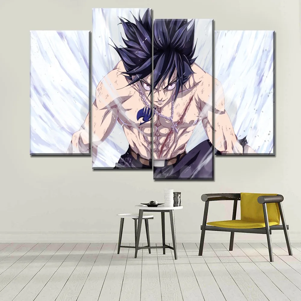 Hot Japan Anime Fairy Tail Natsu Whole Art Home Decor Poster Wall Scroll 8/"×12/"