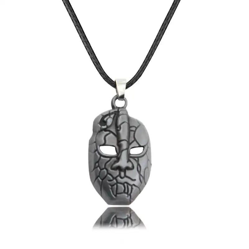 Normal H01 Jojos Bizarre Adventure collar con colgante de anime novedad para regalar a los fans del anime Cosplay Nuofeng