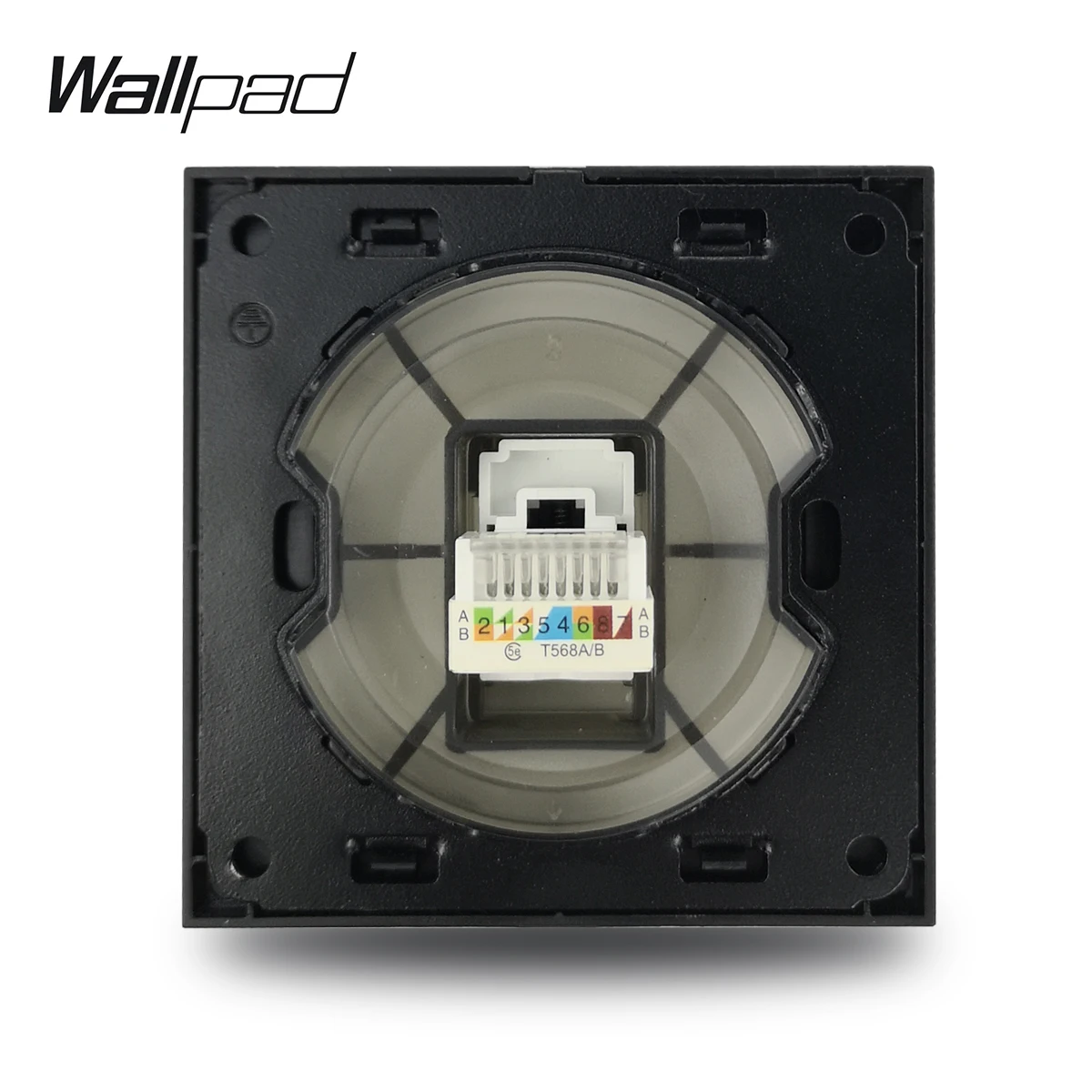 Wallpad L6 белое стекло одинарный интернет разъем компьютерная Синхронизация данных