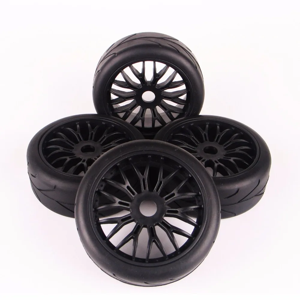 1/8 Scale Car Off-Road Rubber Tires And Wheel Rim Model Toys For HPI HSP Traxxas RC Car Buggy Toys Accessory