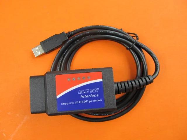 Высококачественный Автомобильный сканер ELM327 с интерфейсом USB OBD2 V1.5 OBDII OBD 2 II Лидер