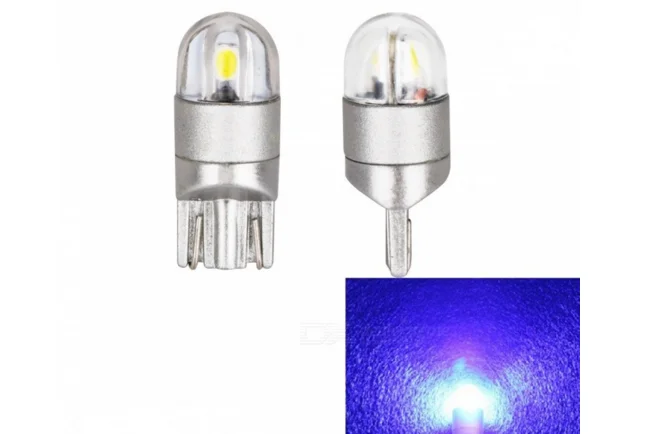 

Car-Styling LED T10 W5W 3030 168 192 2W Blue Light 2-SMD LED Indicator Lamps (2 Pcs)