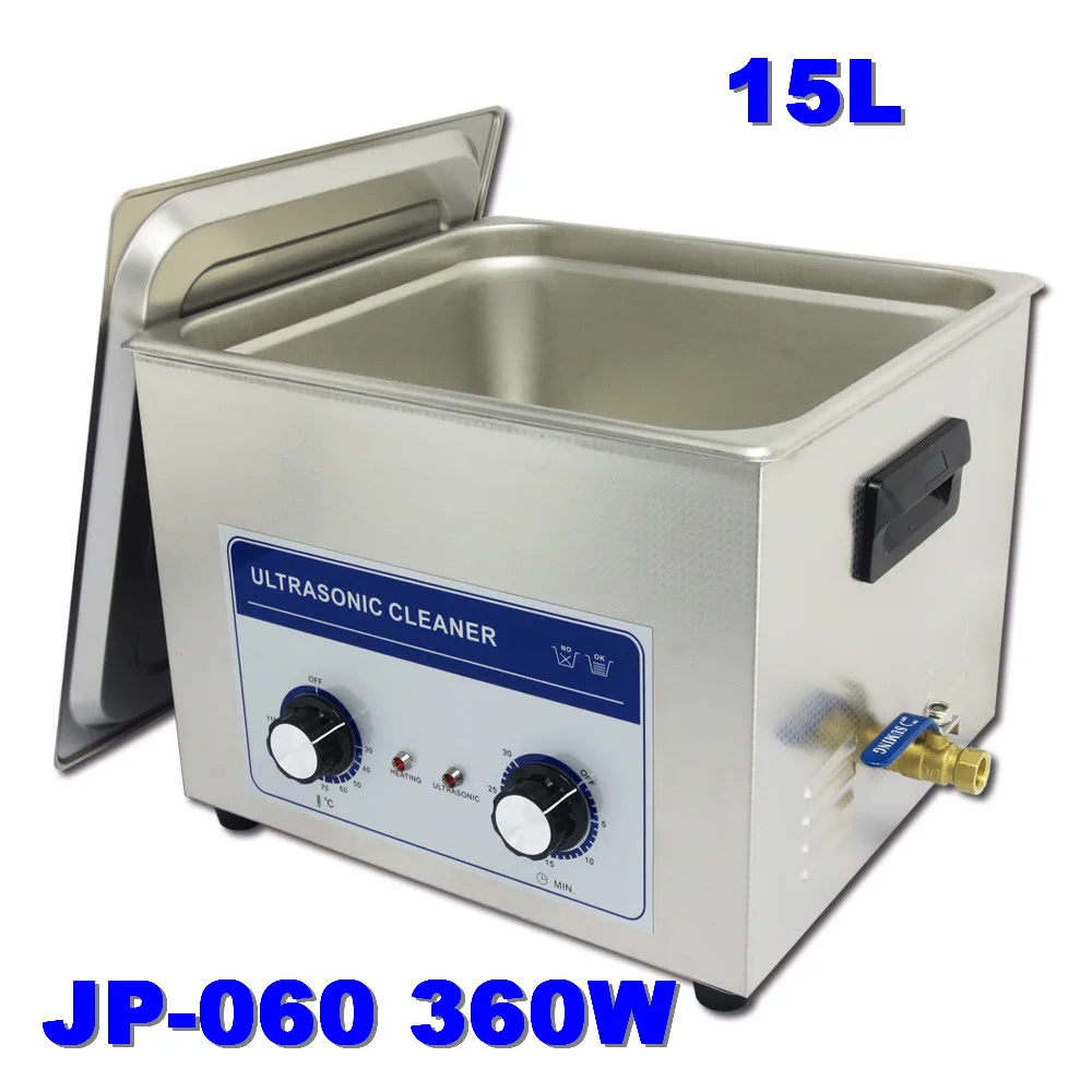 Supply big ultrasonic cleaner 15L AC110/220V JP 060 clean the king of