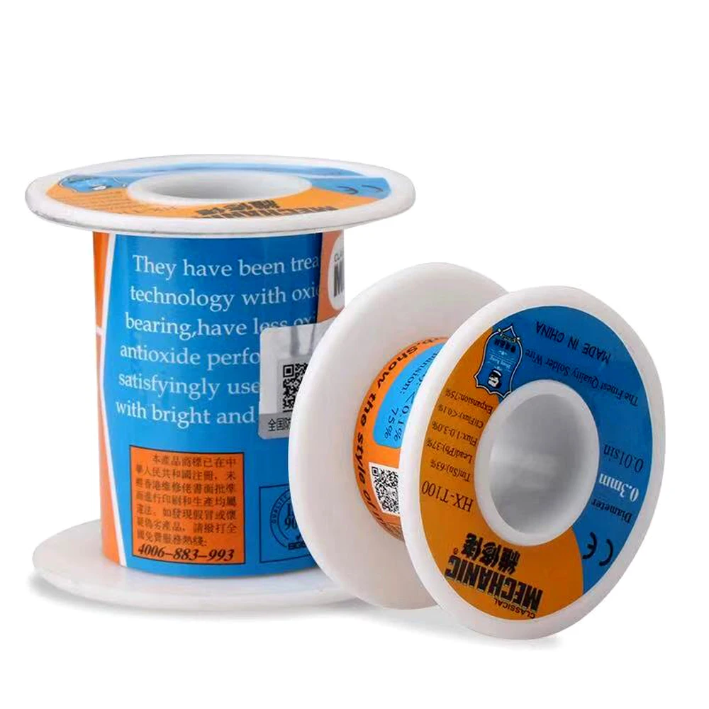 MECHANIC 150g Welding Solder Wire High Purity Low Fusion Spot 0.3/0.4/0.5/0.6/0.8/1.0/1.2mm Soldering Tin BGA Welding Repair