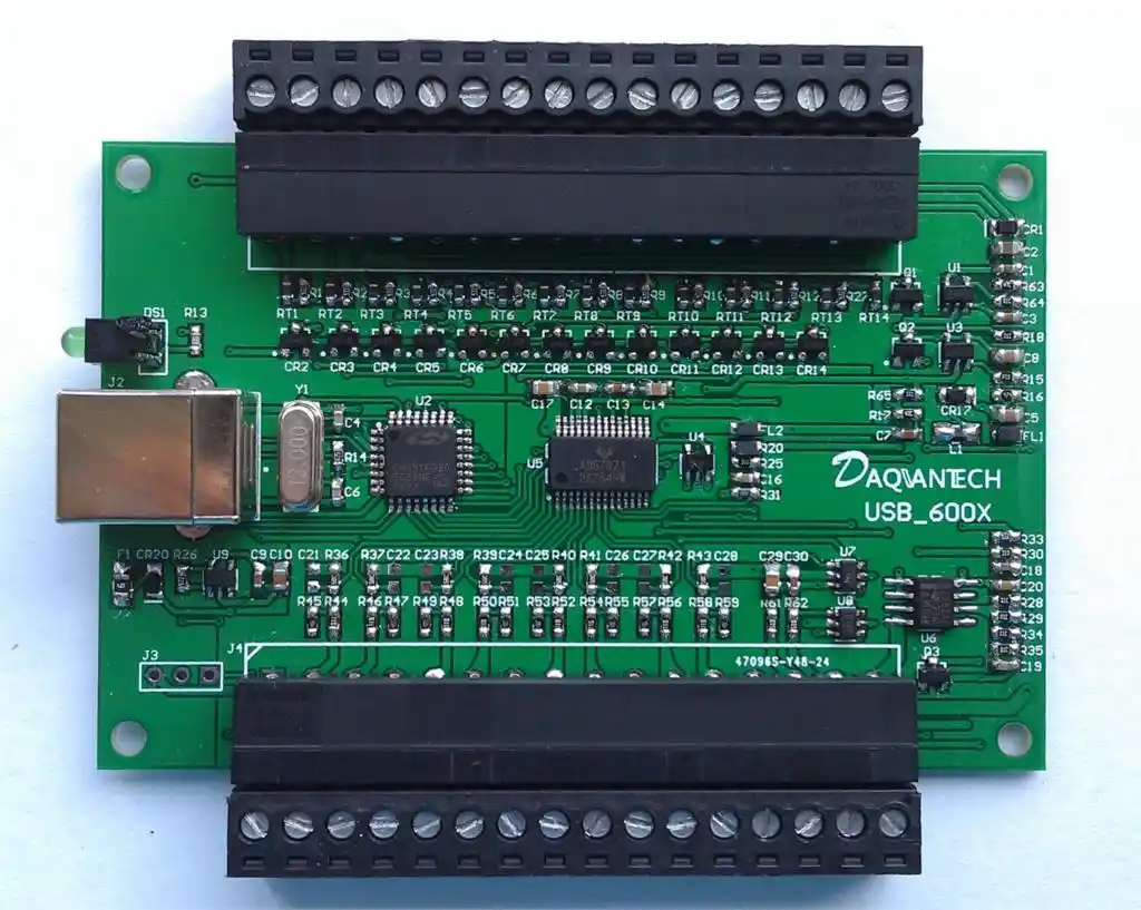 USB data acquisition card DAQ 8 channel 14 bit AD 48K Real time