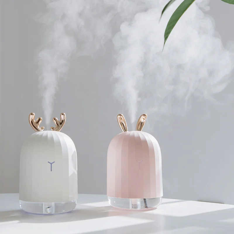 

1 Pcs Mini Night Light Lamp Air Humidifier USB Portable for Home Bedroom Office QJ888