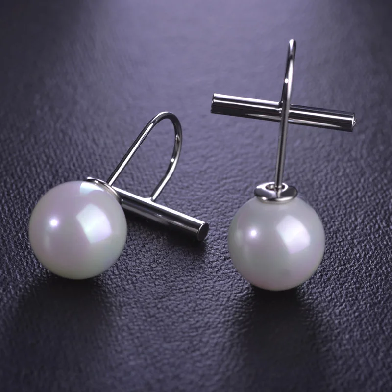 

Chic Imitation Pearl Hanging Earrings Sweet Women Girl Love Gifts Copper Joyeria perle boucle d'oreille Kawii aretes Jewelry