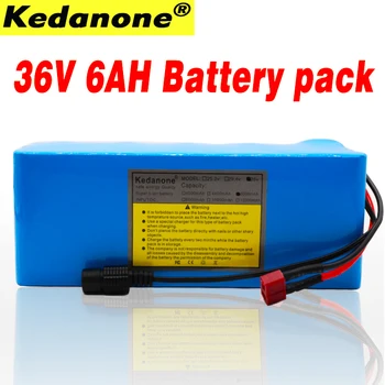 

100% New original 36v Battery pack 6ah 500W 18650 lithium battery Electric bike battery with PVC case for electric bicycle